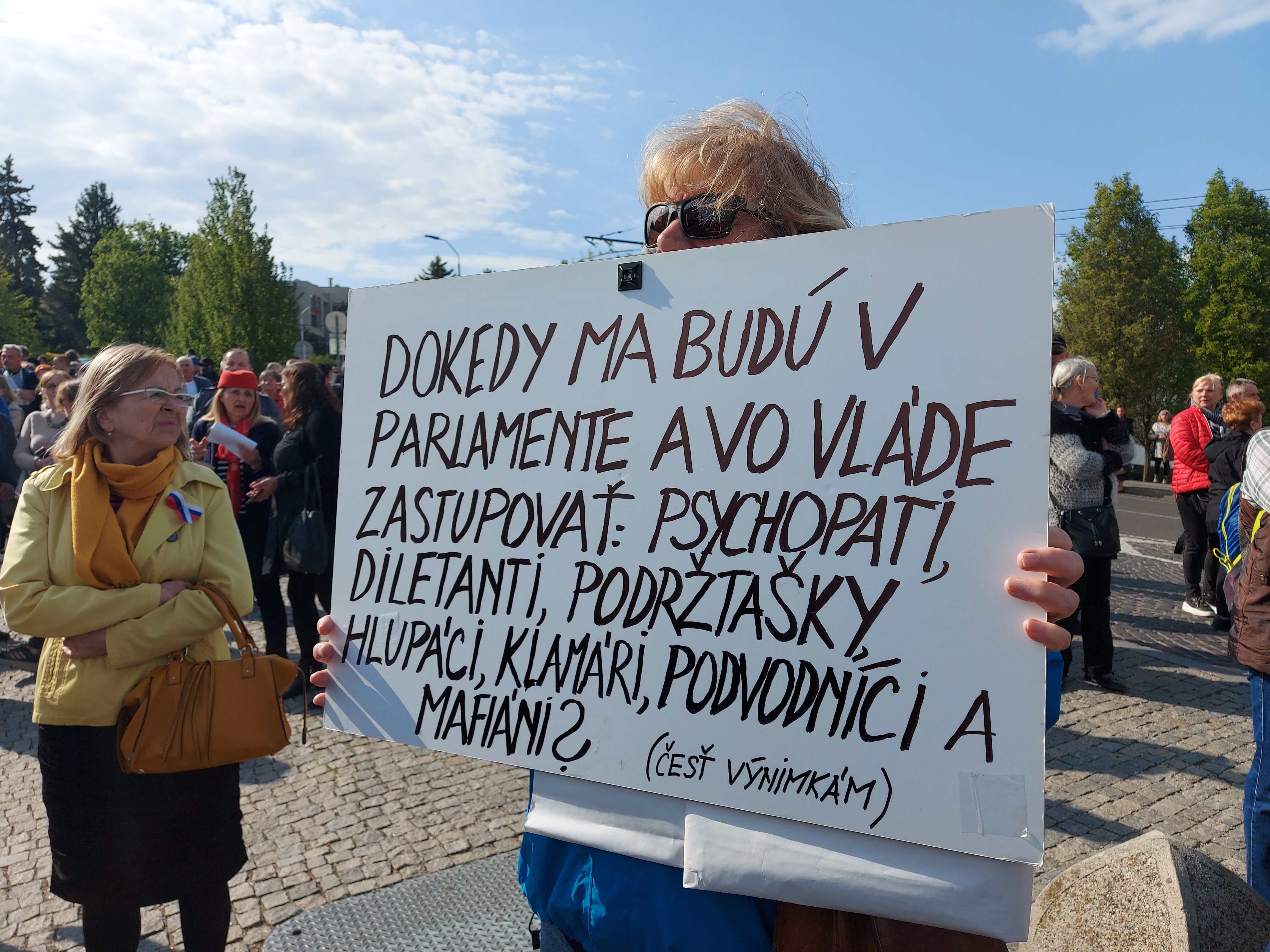 Právnik a politik Marek Géci na proteste kritizoval vládu i prezidentku (VIDEO)